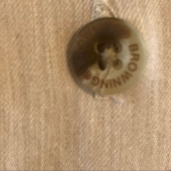 Browning Button Down Tan Shirt MEDIUM - Picture 5 of 5